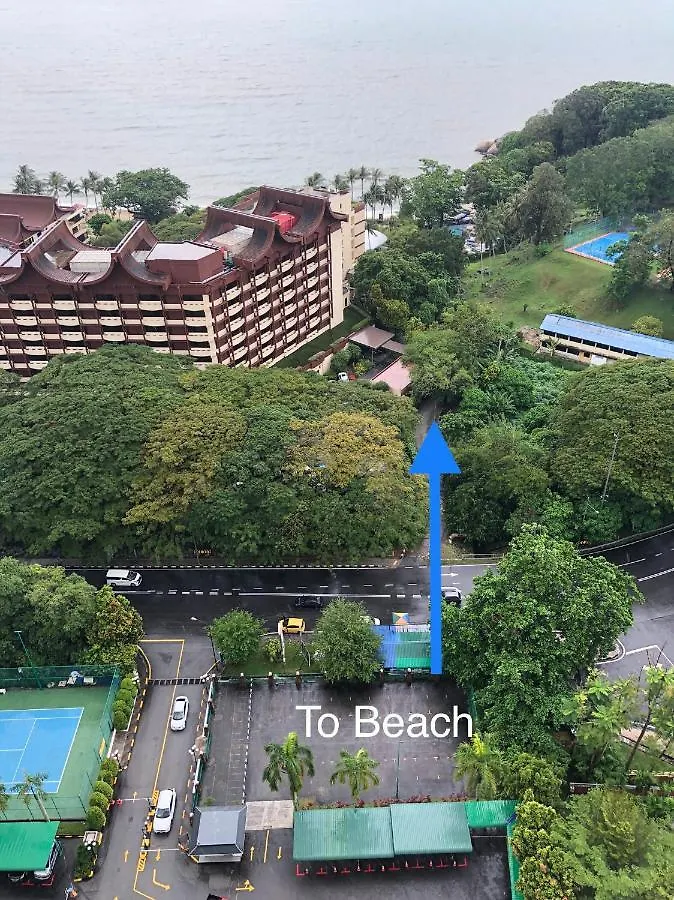 Beach Resort 7 Home Stay Sri Sayang Apartment Batu Ferringhi 3Bedroom